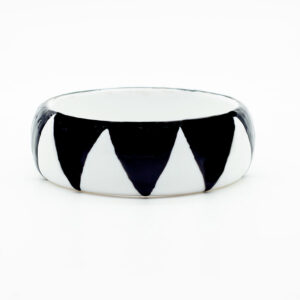 Bracciale Medio Triangoli Neri Bianchi