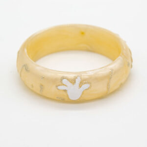 Bracciale Picolo Avorio Fiore Bianco