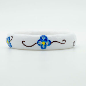 Bracciale Piccolo Fiore Blu Giallo